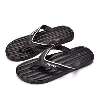 China Fashion Trend Best Selling Cheap Wholesale Rubber Slippers PVC Flip Flops Beach Recycled Men Outdoor Slippers High Quality Men's Shoes for sale