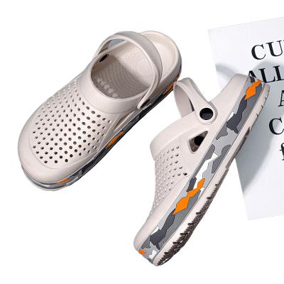 China Custom Wholesale Garden Shoes EVA Men Footwear Uniseason Sandals Summer Beach Style Sports Waterproof Round Water Antiskid for sale