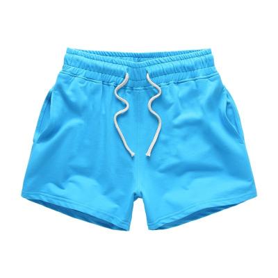 China New QUICK DRY Fitness Shorts Casual Cotton High Waisted Running Man Gym Shorts With Drawstring for sale