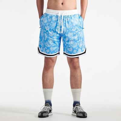 China Custom Factory Logo Antibacterial Men's 100% Polyester Basketball Shorts s basketball shorts for sale