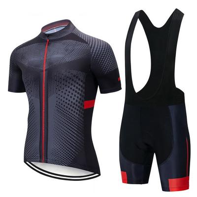 China Breathable Bike Shirts Cycling Tank Top Bib Shorts Two Piece Sets Tank Top Clothes For Men for sale