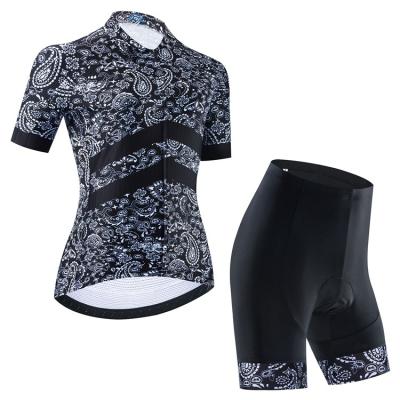 China Breathable 6xl Cycling Jersey Bike High Waist Woman Girl Girl Cycle Shorts Set With Pocket for sale