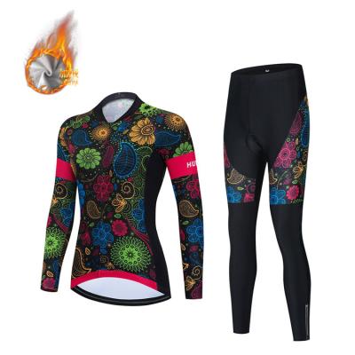 China Breathable Wholesale Custom Sublimation Fashion Cycle Tank Top Full Wear Set For Woman Long Sleeve for sale