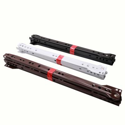 China 2-fold powder coated white color plastic drawer slides telescopic fgv for sale