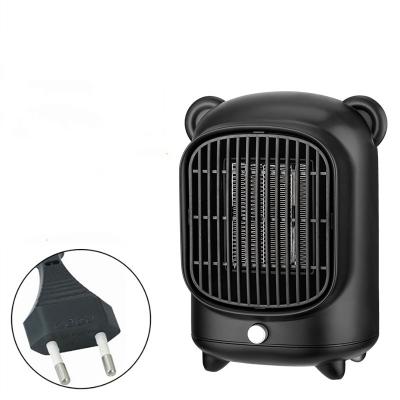 China The New Hotel Mini Heating Fan 500w Electric Space Heater Room Heater Electric Fan for sale