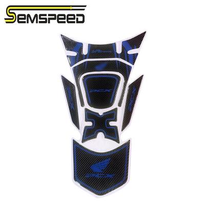 China Adesive SEMSPEED For Honda PCX 150 125 Motorcycle PCX150 Fuel Oil Tank Cover 3D Anti Slip Stickers 2018-2020 Side Adhesive Decals for sale