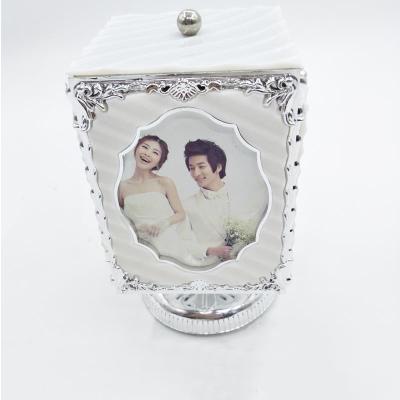 China New Arrival Eco-Friendly Customize Funny Sublimation Music Box Blank Rotating Music Box Gifts for sale