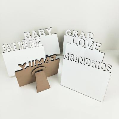 China Eco-Freindly RIP, 2021, LOVE, GRADUATE, BABY, GRANDMA, GRANDPA, GRANDKIDS, THIS IS USA, MOM, DAD, FAMILY, hot sale sublimation MDF photos for sale