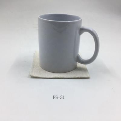 China New Style Sublimation Viable Size 11*11CM Rubysub FS-31 Logo Soft Double Layer Linen Promotional Mug Cup Customized Coaster for sale