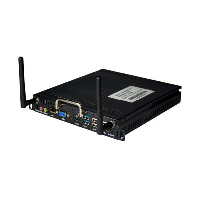 China 4th 6th 7th 8th Gen Core I3 I5 I7 4K Ops Customized Intel Mini PC Computer For LCD Digital Signage Player 205*200*34mm for sale