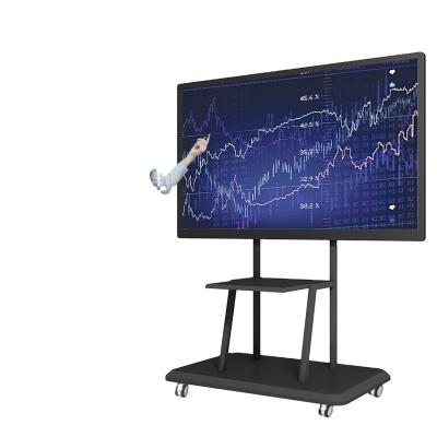 China Vision Portable Stand for Education or Business School IR Touch Screen Digital Smart Interactive Price Panel Whiteboard with Magnetic Digital Pen for sale