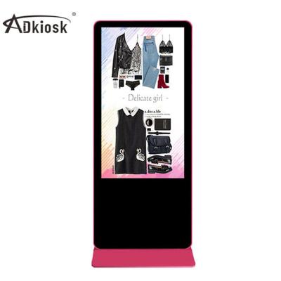 China Indoor Floor Stand Led Monitor For Advertising With Receipt Printer for sale