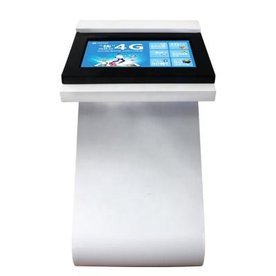 China Indoor 21.5inch IR LCD Touch Screen Landscape Advertising Panel Android Kiosk Information Kiosk Machine for sale