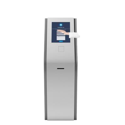 China Nice interior! 19/21 inch LCD touch screen free standing infrared self service kiosk with /without 80mm thermal printer for sale