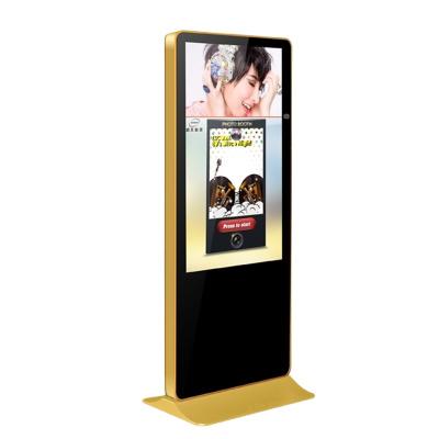 China 43inch Portable Interactive Panel Photo Booth Touch Screen Kiosk Design WW-SNT-4310 for sale