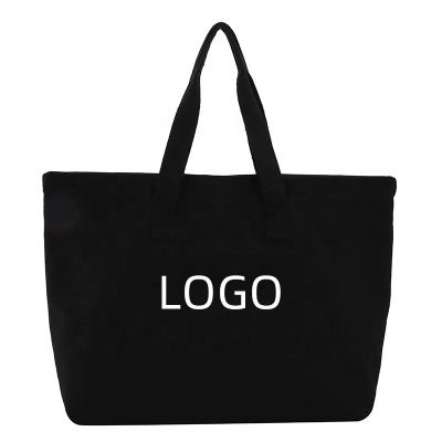 China Reusable Wholesale Simple Cotton Promotion Tote Canvas Shopping Bag Cotton Custom Print for sale