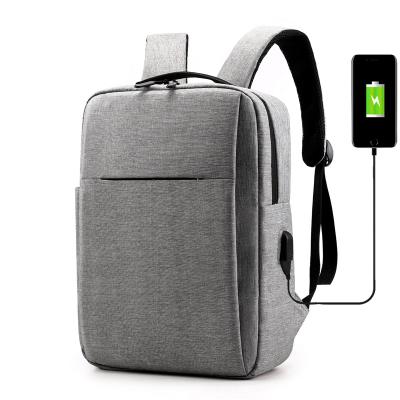 China Chargeable Fashion Polyester Anti Theft Laptop Backpack USB Briefcase PC Notebook Backpack Wholesale Anti Theft Laptop Backpack for sale