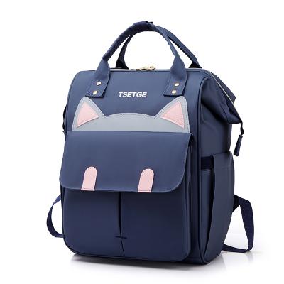 China Large Capacity Diaper Bag Backpack Multifunctional Waterproof Maternity Diaper Bags for sale