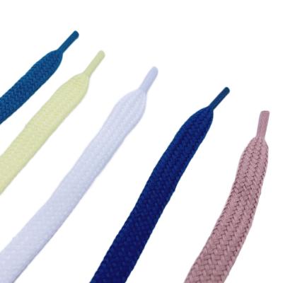 China Sustainable Plastic Tips Polyester / Nylon / Cotton Rope 120cm For Laces for sale