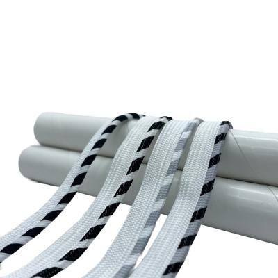 China Viable Wholesale Premium Quality Piping Garment Tie 10mm Polyester Lurex Polarized Piping Rope for sale