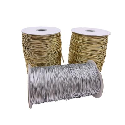 China Sustainable Newcomer Clothing Accessories - Metallic Elastic Rope with Polyester/PP/Cotton for sale