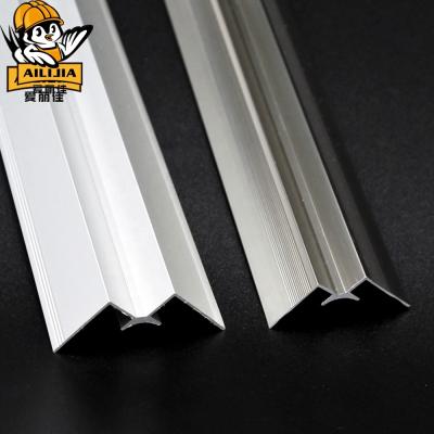 China Modern W Shape Aluminum Porcelain Wall Corner Trim for sale