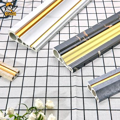 China Modern PVC molding trim, PVC marble edging, decorative PVC frame line for wall for sale