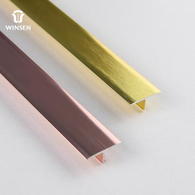 China Modern Classic Aluminum T Wall Edge Tile Trim for sale