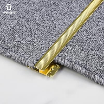 China Modern UK Popular Metal Foil Carpet Edge Trim for sale