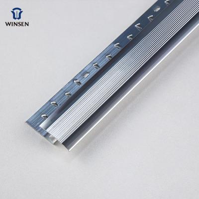 China Modern Flexible Carpet Tile Pad Transition Aluminum Trim for sale