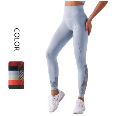 China 2021 Breathable Seamless Women Gaiters High Waist Butt Lift Yoga Gaiters for sale