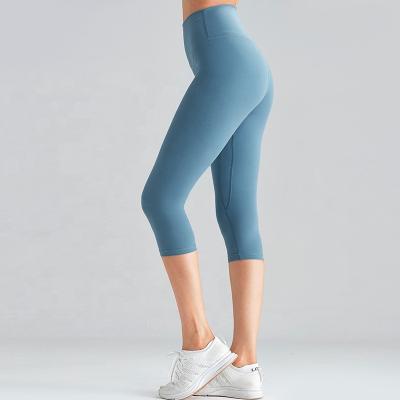 China New Antibacterial Wholesale Sweatpants Sports Running Gaiters Capris Women Butt Lift Elastic Fitness Yoga Panties for sale