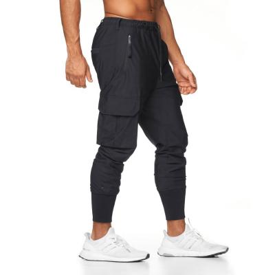 China Antibacterial Mens Fashion Joggers Sports Pants Multi Pockets Cargo Pants Outdoor Sweatpants Pants for sale