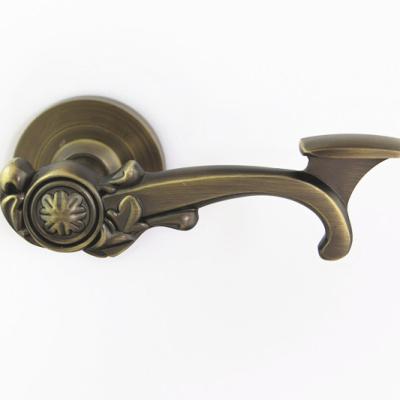 China Modern High Quality Type Interiorlever Handle Round Solid Bar Door Handle for sale