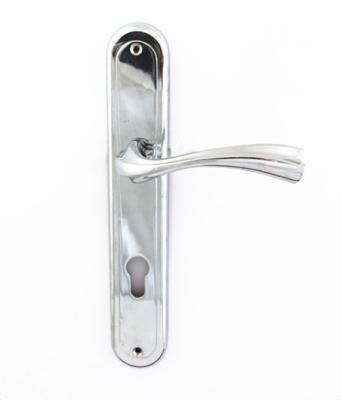 China Modern factory manufacturing door handle entrance door handles European push-pull lock for sale