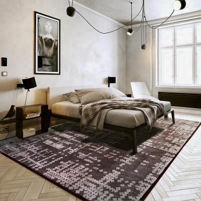 China Hotel Non-slip Luxury Area Rug Blanket Bedroom Commercial Use With Customized Design for sale