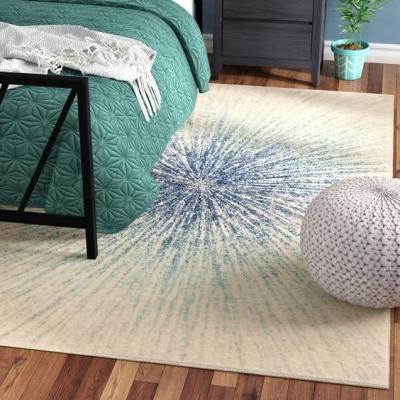 China Non-Slip Abstract Residential Blanket Carpet Design Decorative Blankets for sale