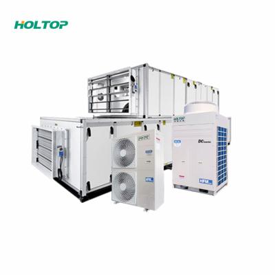 China Holtop 5500 - 95000 Airflow m3/h DX Air Handler Inverter Air Handling Unit Holtop Hotels AHU for sale