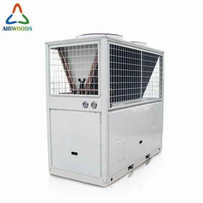 China Hotels HVAC Ton KW Air Cooler Heat Pump Screw Water Chiller Air Conditioner System Units for sale