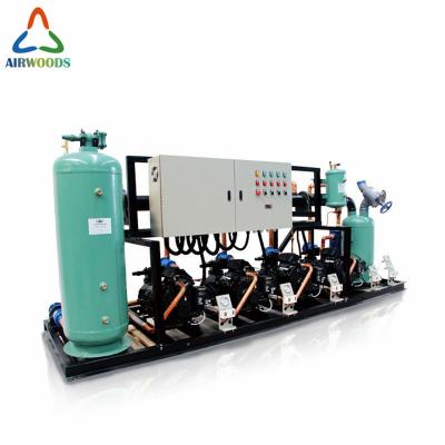 China Industrial Cooling Equipment COP Project R410a High Air Cooled Water Chiller System for sale