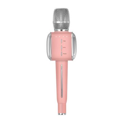 China New Hot Blue 2022 Handheld Microphone Tooth Speaker 5W*2 Speaker 5W*2 Support TWS Listen Music and Sing for sale