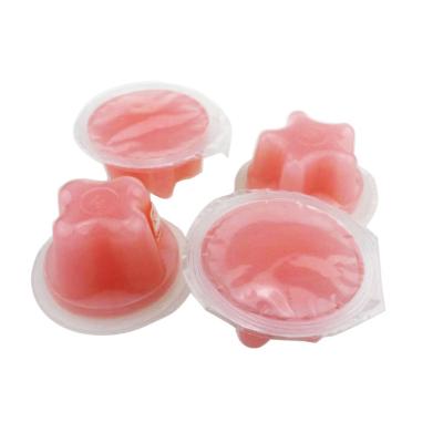 China Strawberry Flavor Natural Soft Fruity Jelly Pudding Casual Snack for sale