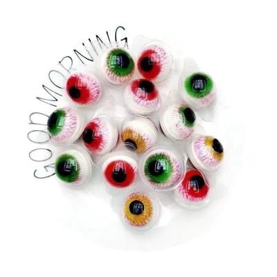 China Natural Halloween Bestsellers Gummy Eyeball Shape Soft Candy Kids Favorite Snacks for sale