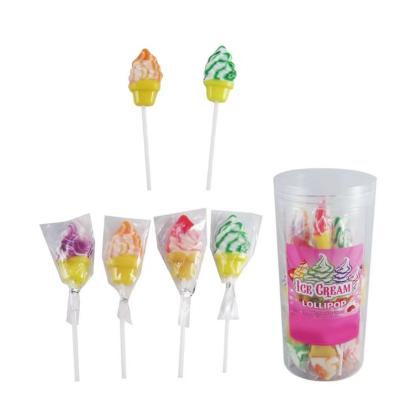 China Factory Normal Wholesale Individually Wrapped Candy Bulk Hard Lollipop Stick Ice Cream Cheap Price for sale