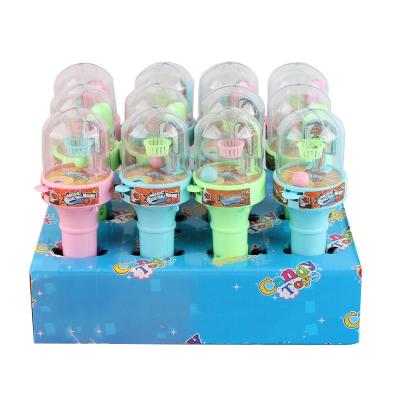 China Normal Music And Light Shooting Machine Candy Toys Fruity Tablet Candy for sale