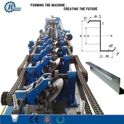 China Perfil de C Z/rolo de aço Purlin do metal que forma o controlador de Mitsubishi da máquina à venda