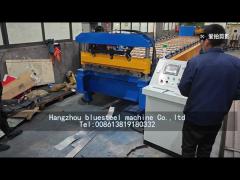 Metal Sheet Roofing Panel IBR Roll Forming Machine With 8-25m / min Speed