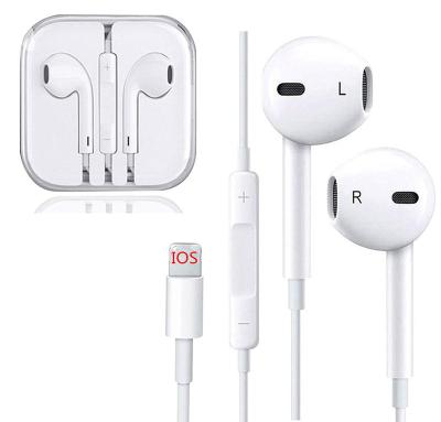 China Fashionable Earphone Earbud For Iphone With Noise Isolation And Mic Earbuds Stereo Headphone In Ear Wired Earphone For Iphone for sale