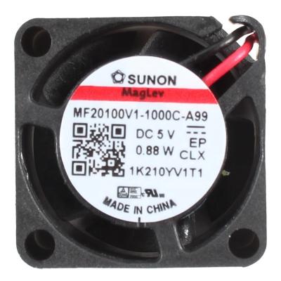 China Hotels in stock 20*20*10mm 5V 0.88W MF20100V1-1000C-A99 dc5v 2010 20mm 2cm mini inverter ball bearing axial fan for sale