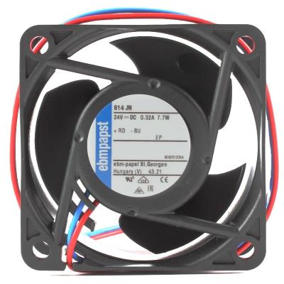 China Hotels In Stock 60*60*32mm 24V 7.7W 0.32A 614JH Inverter Ball Bearing Mini Axial Fan for sale